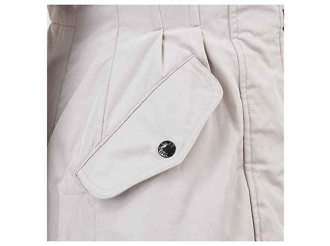 Moncler AREDHEL GIUBBOTTO Abrigo de plumón con piel de zorro Beige - vista 13
