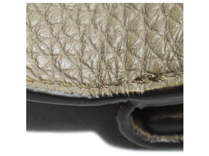Fendi FF Logo Kalbsleder Tri-Fold Wallet Braun - Ansicht 7