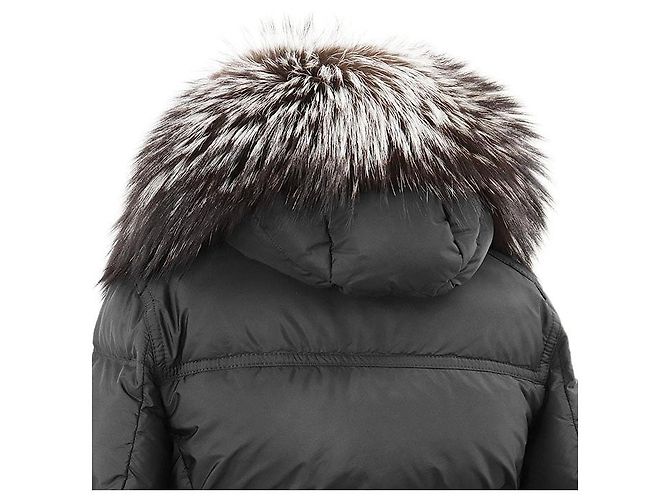 Prada Fox Fur Down Jacket Black - view 15