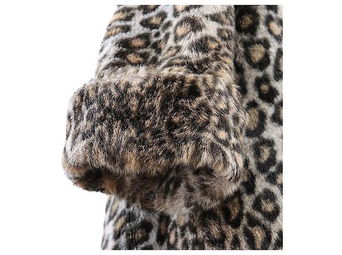 Autre Marque Abrigo de pelo sintético COMME des GARÇONS Multicolor Estampado de leopardo - vista 4