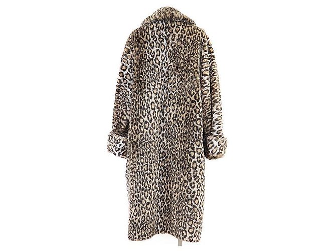 Autre Marque Abrigo de pelo sintético COMME des GARÇONS Multicolor Estampado de leopardo - vista 6
