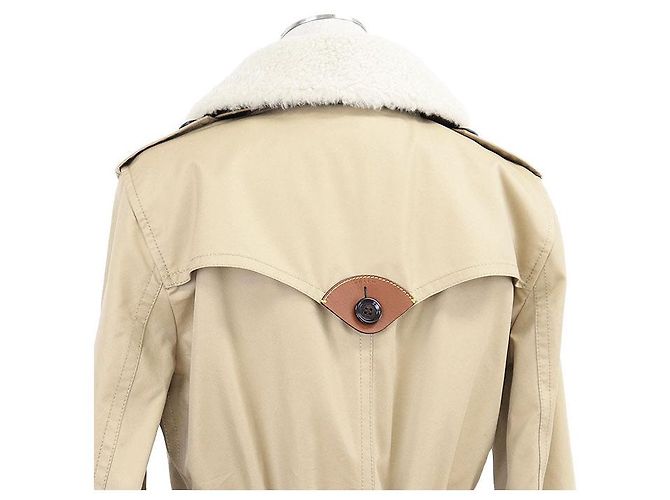 Gabardina Coach TRENCH W WOOL LINER Cotton Polyester Beige - vista 15