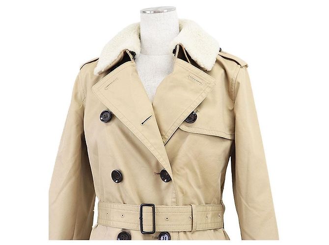 Gabardina Coach TRENCH W WOOL LINER Cotton Polyester Beige - vista 2