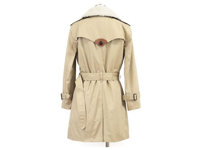 Gabardina Coach TRENCH W WOOL LINER Cotton Polyester Beige - vista 5
