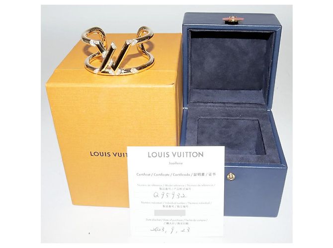 Bracciale Louis Vuitton LV Volt One Au750 Diamond Bangle Misura 16 D'oro - vista 3