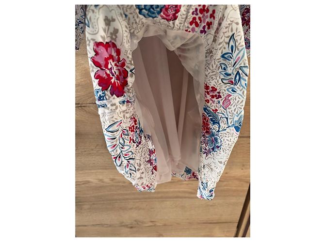 Pablo De Gerard Darel Pablo Sommerkleid mit floralem Print Pink Weiß Rot Blau - Ansicht 3
