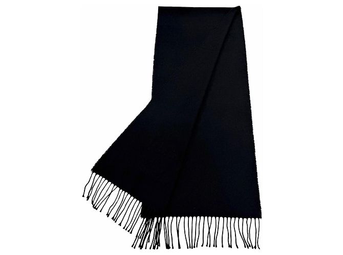Stola Chanel in misto lana e cashmere Nero D'oro - vista 2