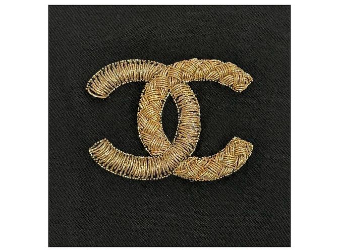 Stola Chanel in misto lana e cashmere Nero D'oro - vista 5