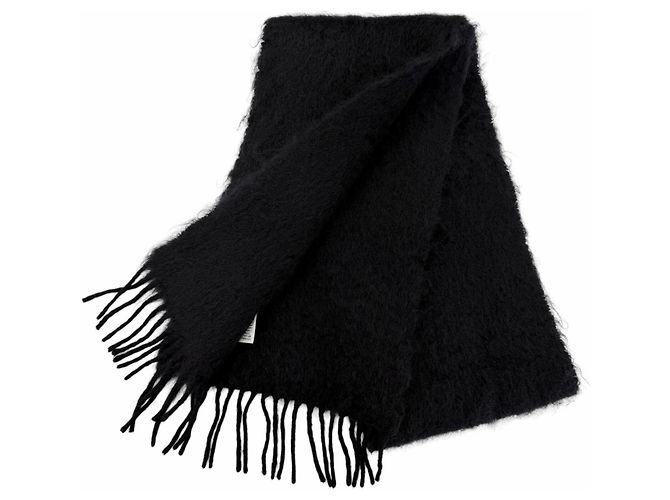 Sciarpa in lana mohair LOEWE nero - vista 2
