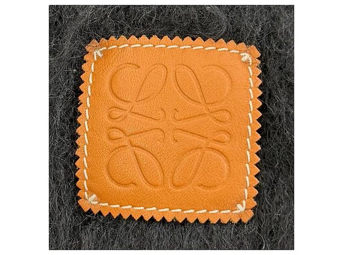 Sciarpa in lana mohair LOEWE nero - vista 4
