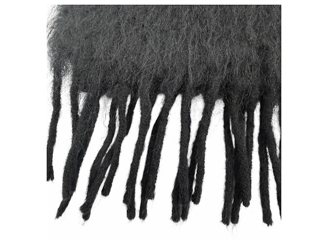 Sciarpa in lana mohair LOEWE nero - vista 5