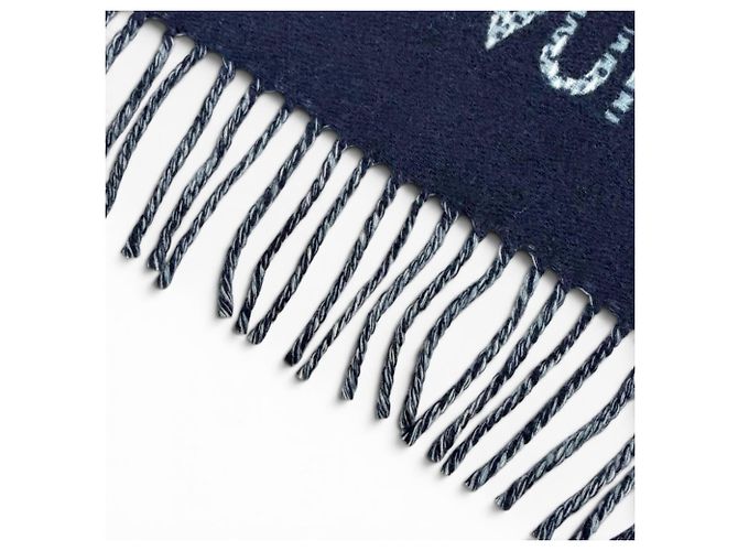 Stola in cashmere Louis Vuitton 2025 Blu navy - vista 6