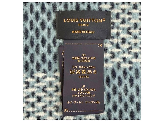 Stola in cashmere Louis Vuitton 2025 Blu navy - vista 7