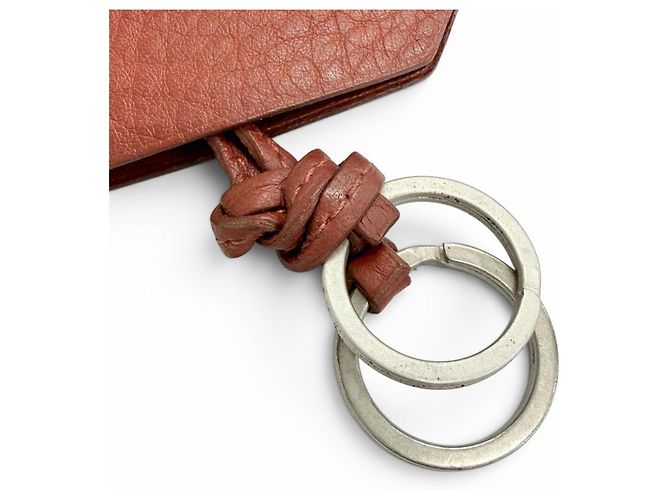 Colgante Hermès de piel roja - vista 5