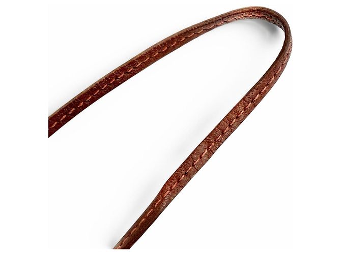 Colgante Hermès de piel roja - vista 6