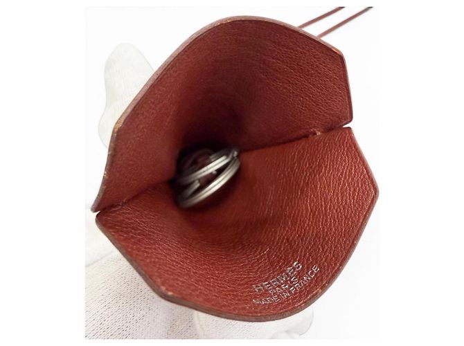 Colgante Hermès de piel roja - vista 7