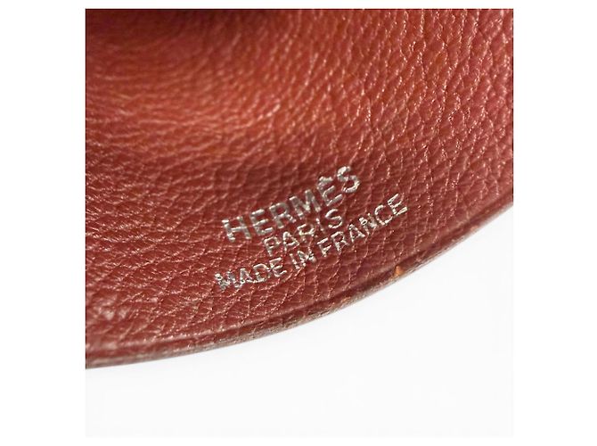 Colgante Hermès de piel roja - vista 8