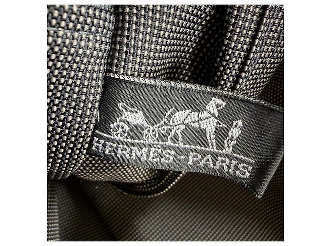 Hermès Hermes Herline MM Canvas Tote Bag Braun - Ansicht 11