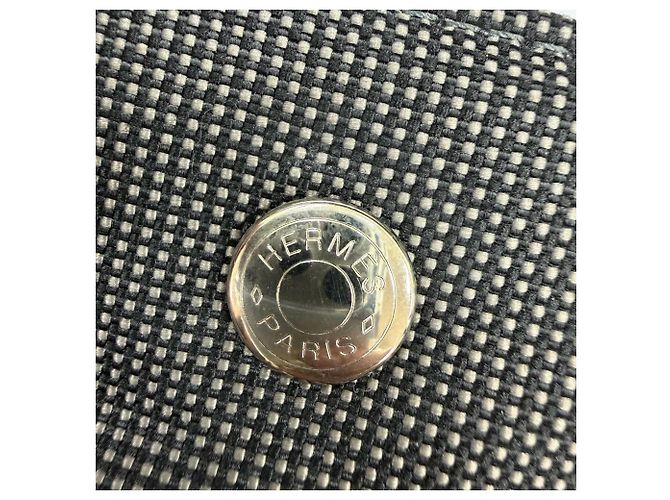 Hermès Hermes Herline MM Canvas Tote Bag Braun - Ansicht 8