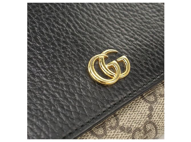 Cartera Bi-fold Gucci beige - vista 7
