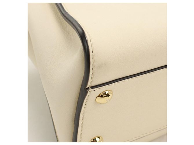 Borsa Fendi 2WAY Peekaboo Bianco - vista 5