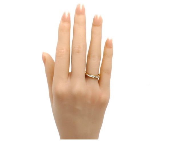 Tiffany & Co Tiffany 18K Gelbgold Diamant Ring - Ansicht 7