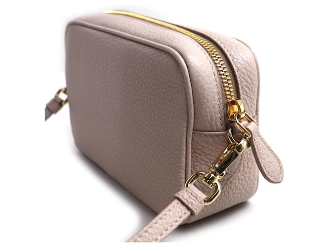 Mini borsa a tracolla in pelle Prada Beige - vista 2