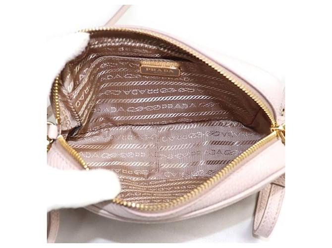 Mini borsa a tracolla in pelle Prada Beige - vista 4
