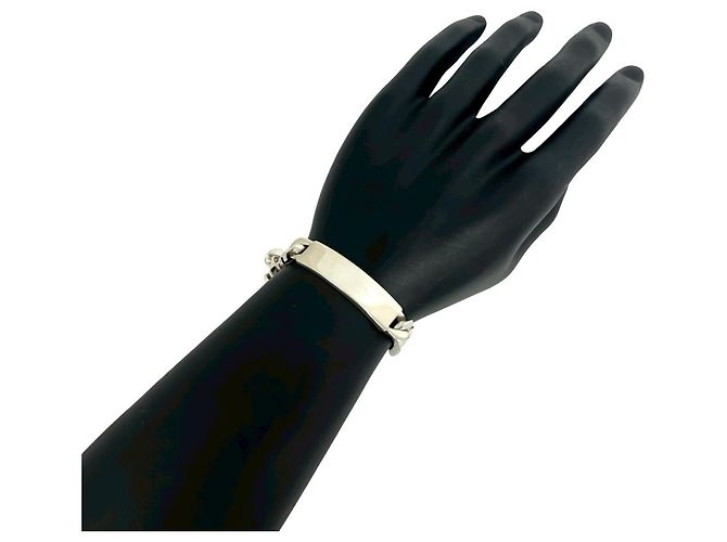 Tiffany & Co Bracciale a maglia Tiffany Vintage ID Chain Charm Argento - vista 2