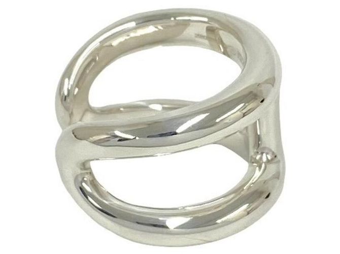 Hermès Hermes Osmos GM Sterling Silver 925 Ring Silvery - view 5