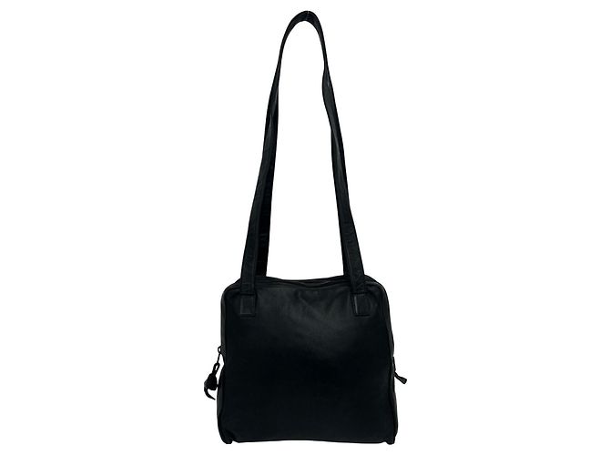 Loewe Vintage Anagram Logo Nappa Leder Tote Bag Schwarz - Ansicht 3