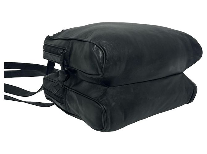Loewe Vintage Anagram Logo Nappa Leder Tote Bag Schwarz - Ansicht 7