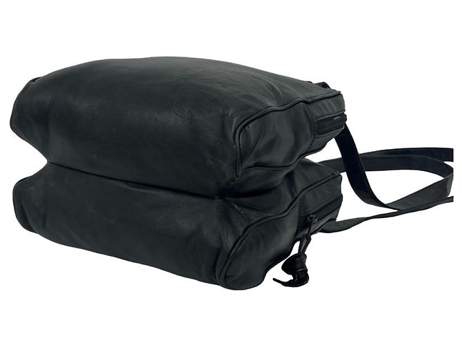 Loewe Vintage Anagram Logo Nappa Leder Tote Bag Schwarz - Ansicht 8