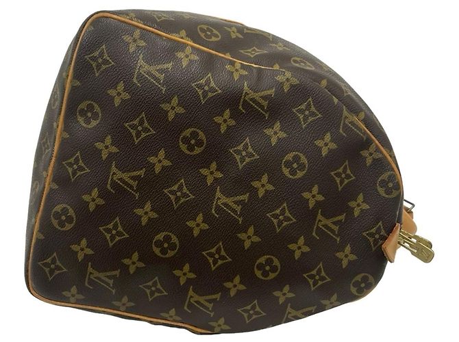 Louis Vuitton Vintage Keepall 50 Monogram Leather Boston Bag Marrone - vista 6