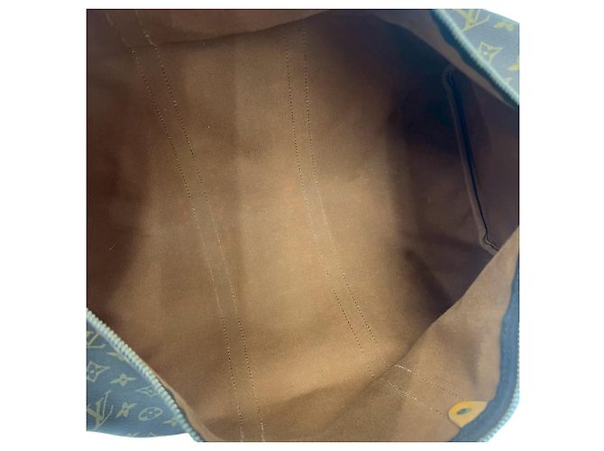 Louis Vuitton Vintage Keepall 50 Monogram Leather Boston Bag Marrone - vista 9