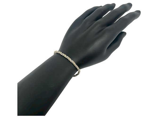 Tiffany & Co Bracciale Tiffany Vintage Twist Rope Charm Argento - vista 2