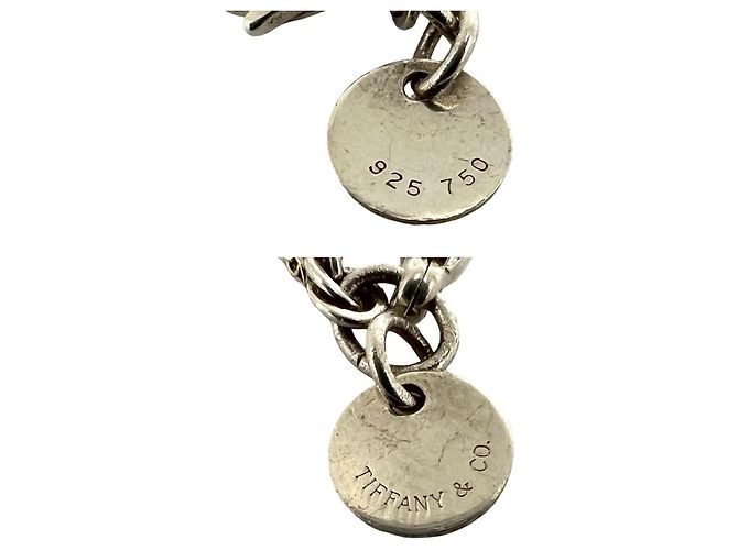 Tiffany & Co Bracciale Tiffany Vintage Twist Rope Charm Argento - vista 3
