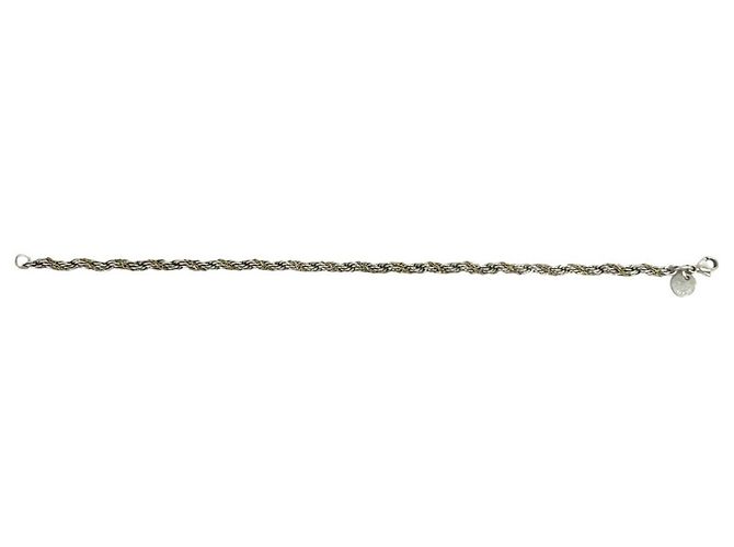 Tiffany & Co Bracciale Tiffany Vintage Twist Rope Charm Argento - vista 6