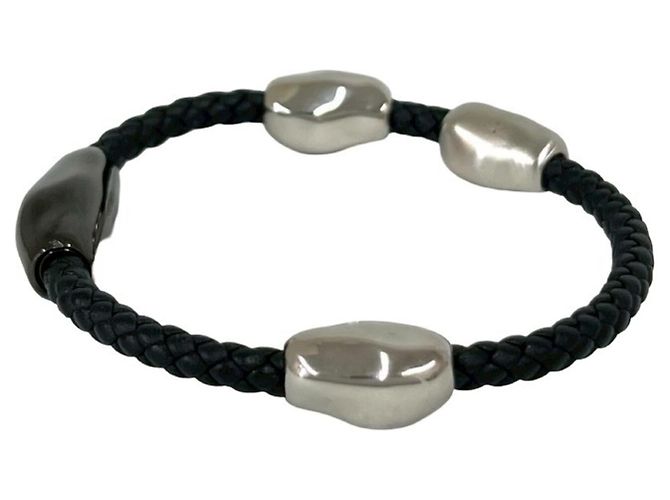 Hermès Pulsera Wave Charm HERMES Negro Plata - vista 3