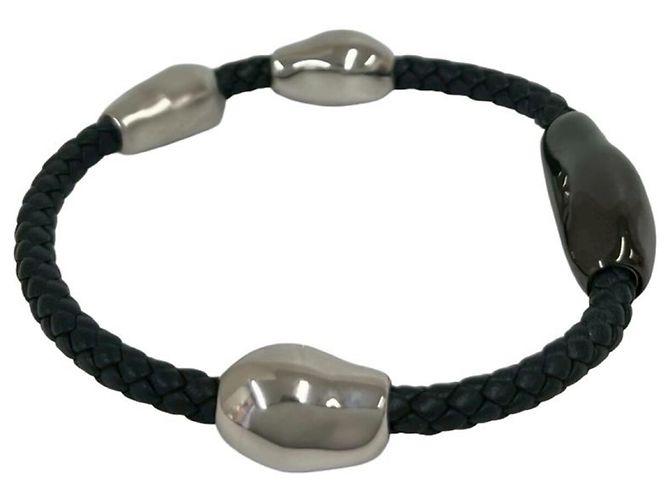 Hermès Pulsera Wave Charm HERMES Negro Plata - vista 4