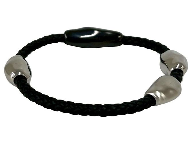 Hermès Pulsera Wave Charm HERMES Negro Plata - vista 5