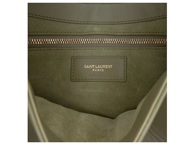 Saint Laurent Le 5 a 7 in pelle di vitello liscia verde Verde chiaro - vista 5
