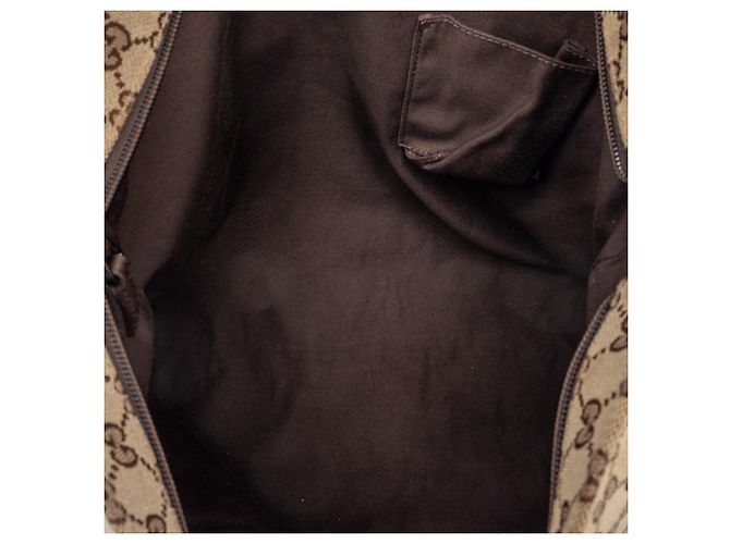 Gucci Beige GG Canvas Web Crossbody - Ansicht 4