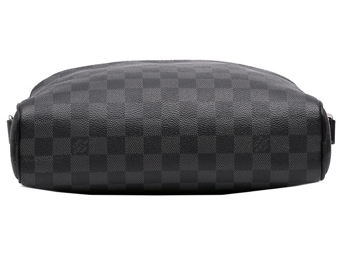 Louis Vuitton Black Damier Graphite Dayton Reporter PM Nero - vista 3