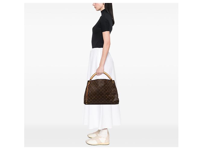 Louis Vuitton Marrone Monogram Artsy MM - vista 7