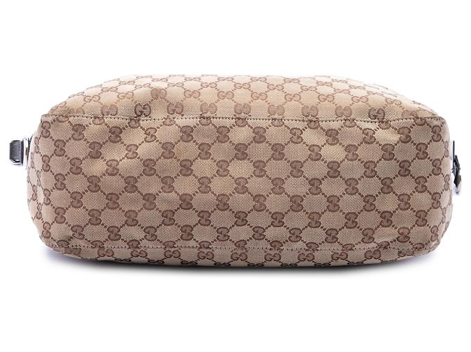 Borsa Gucci Beige GG Canvas Icon Bit - vista 3