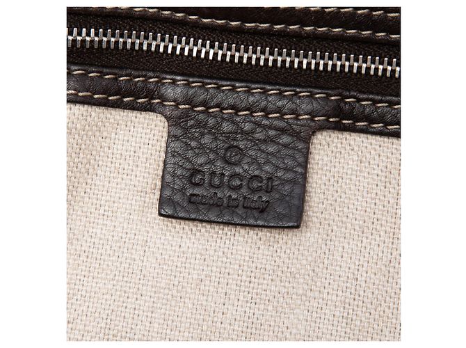 Borsa Gucci Beige GG Canvas Icon Bit - vista 5