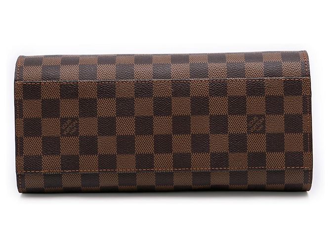Louis Vuitton Marrone Damier Ebene Triana - vista 3