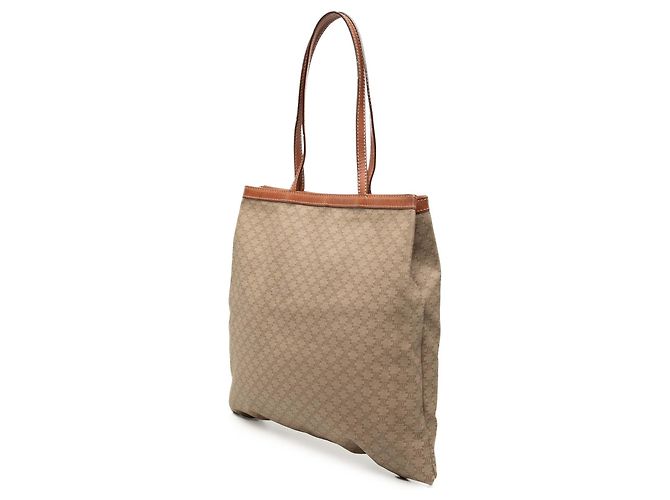 Céline Celine Tote aus beschichtetem Canvas Beige Macadam - Ansicht 2