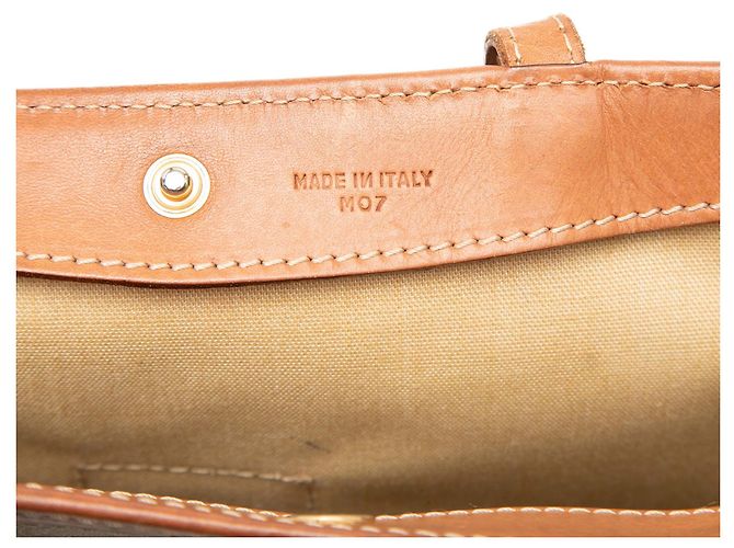 Céline Celine Tote aus beschichtetem Canvas Beige Macadam - Ansicht 5